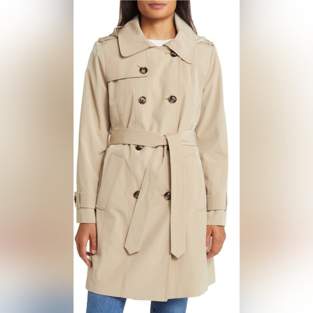 LONDON FOG Double-breasted Trench Coat With Removable. Sz. XL.‎ NWT
